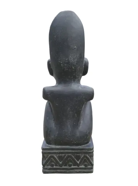 Product image 4 of the product “timor primitiv man, 62 cm high, antique finish ”